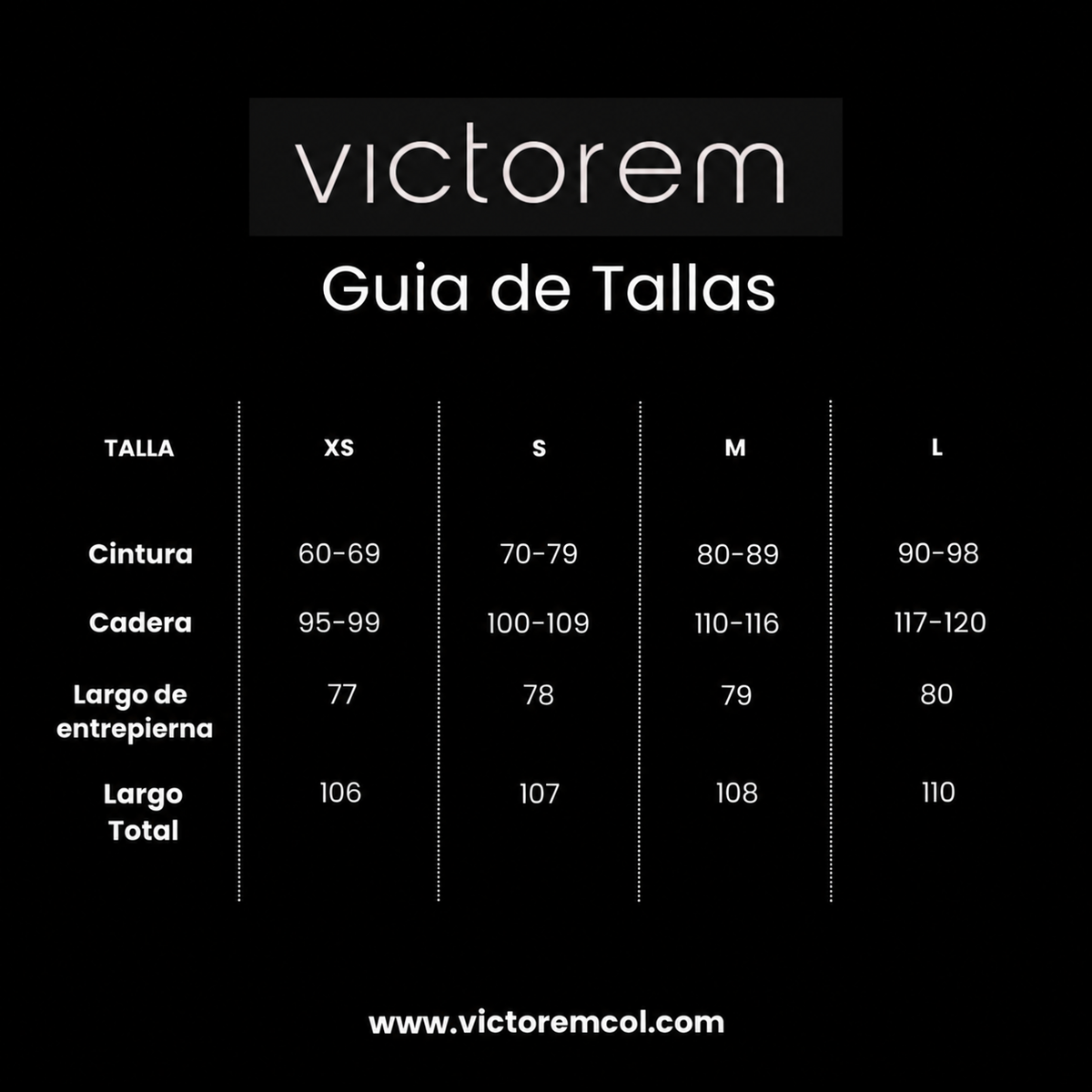 Guía de tallas de PANTALÓN FERRAGAMO